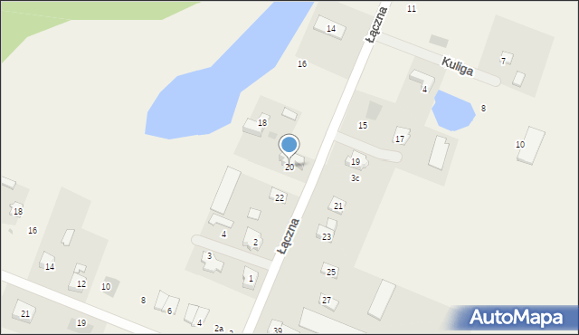 Maszewo, Łączna, 20, mapa Maszewo