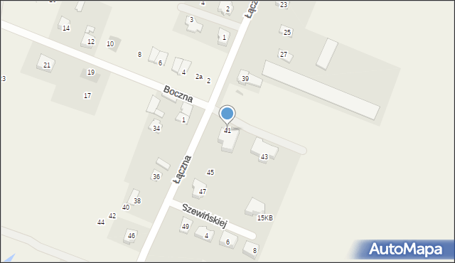 Maszewo, Łączna, 41, mapa Maszewo