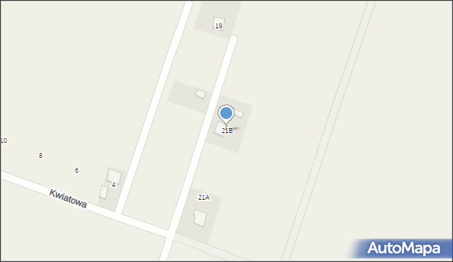 Micigózd, Łąkowa, 21B, mapa Micigózd