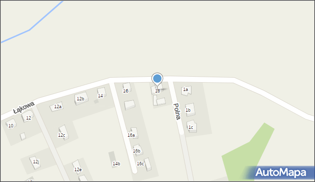 Miechucino, Łąkowa, 18, mapa Miechucino