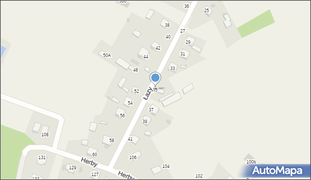 Miedziana Góra, Łazy, 35, mapa Miedziana Góra