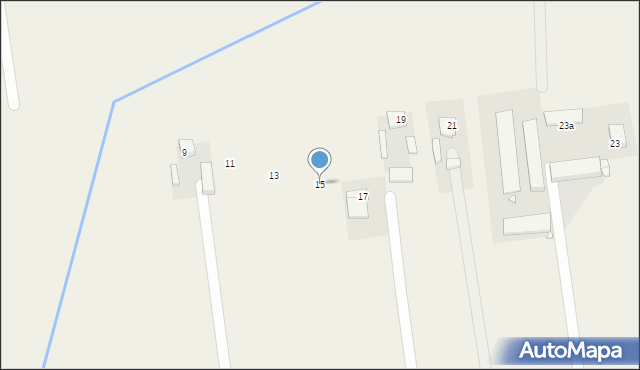 Miedźno, Łąkowa, 15, mapa Miedźno