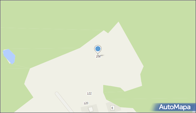 Mierzeszyn, Łąkowa, 104, mapa Mierzeszyn