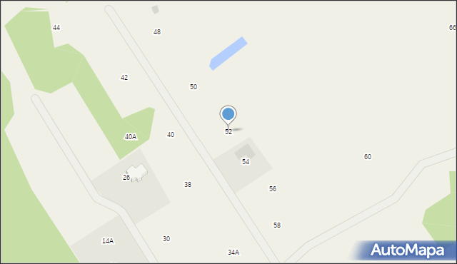 Mierzeszyn, Łąkowa, 52, mapa Mierzeszyn