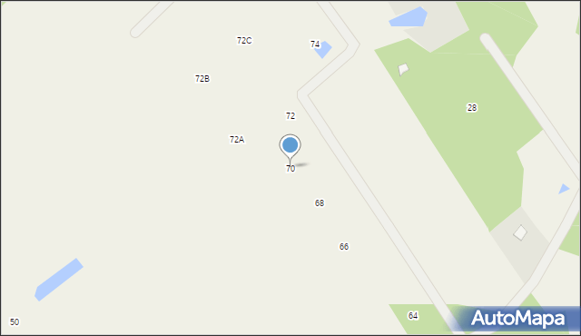 Mierzeszyn, Łąkowa, 70, mapa Mierzeszyn