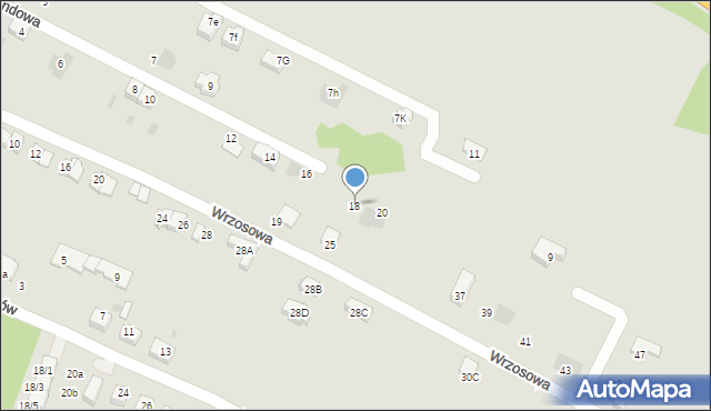 Mikołów, Lawendowa, 18, mapa Mikołów