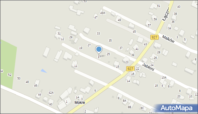 Mikołów, Łączna, 17, mapa Mikołów
