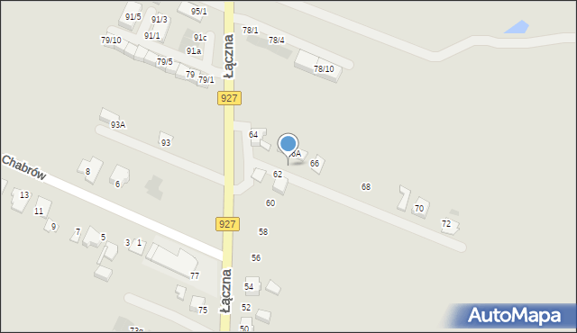 Mikołów, Łączna, 66B, mapa Mikołów