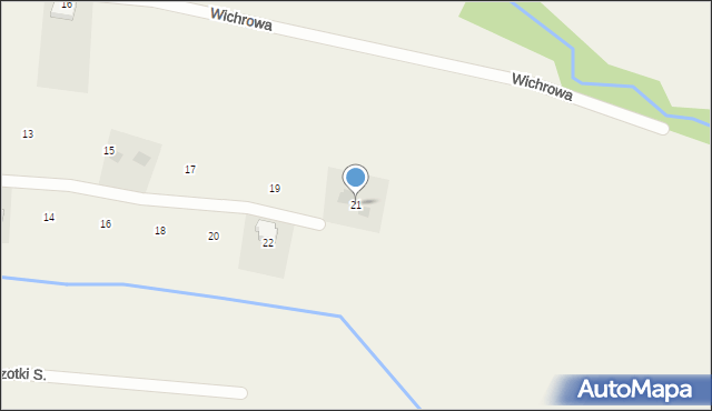 Milówka, Lazurowa, 21, mapa Milówka