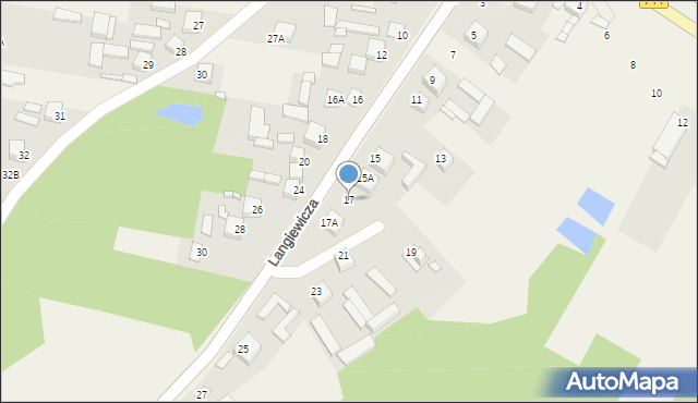 Mirzec, Langiewicza Mariana, gen., 17, mapa Mirzec