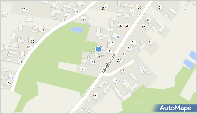 Mirzec, Langiewicza Mariana, gen., 26, mapa Mirzec