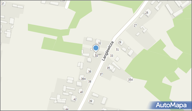 Mirzec, Langiewicza Mariana, gen., 34, mapa Mirzec