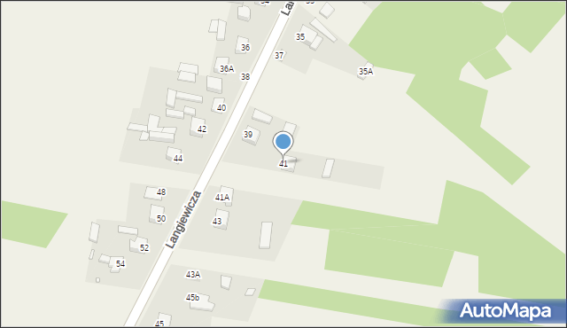 Mirzec, Langiewicza Mariana, gen., 41, mapa Mirzec