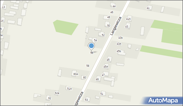 Mirzec, Langiewicza Mariana, gen., 56, mapa Mirzec