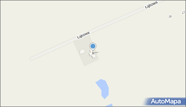 Mokobody, Łąkowa, 39, mapa Mokobody