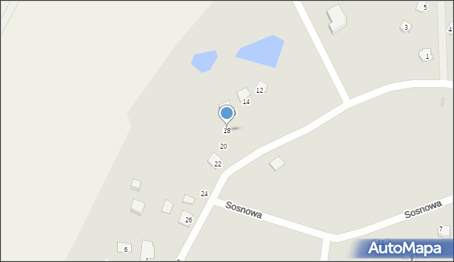 Morąg, Łąkowa, 18, mapa Morąg