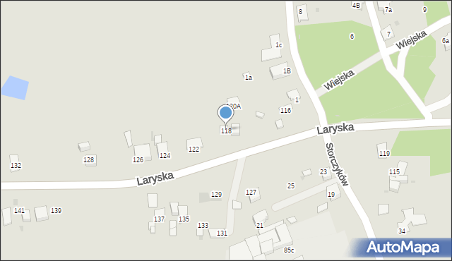 Mysłowice, Laryska, 118, mapa Mysłowice