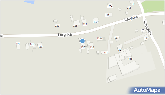 Mysłowice, Laryska, 137, mapa Mysłowice