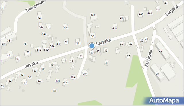 Mysłowice, Laryska, 39, mapa Mysłowice