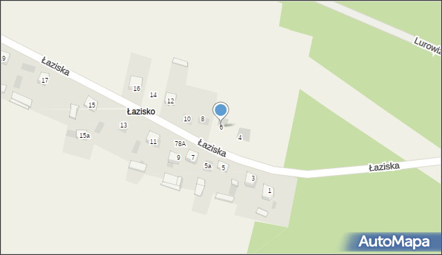 Nida, Łaziska, 6, mapa Nida