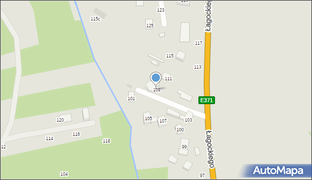 Nowa Dęba, Łagockiego Henryka, ks., 109, mapa Nowa Dęba