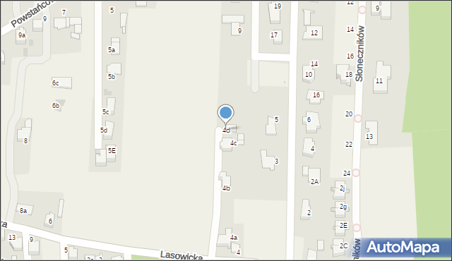 Nowe Chechło, Lasowicka, 4d, mapa Nowe Chechło