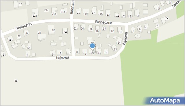 Nowe Miasto nad Wartą, Łąkowa, 10, mapa Nowe Miasto nad Wartą