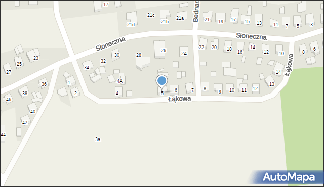 Nowe Miasto nad Wartą, Łąkowa, 5, mapa Nowe Miasto nad Wartą