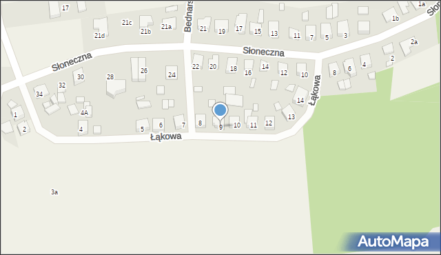 Nowe Miasto nad Wartą, Łąkowa, 9, mapa Nowe Miasto nad Wartą