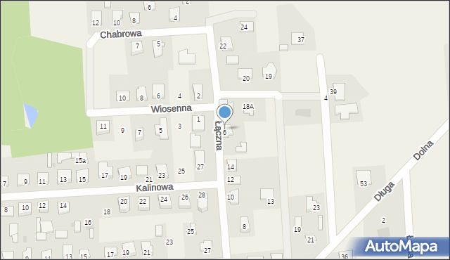 Nowe Miszewo, Łączna, 18B, mapa Nowe Miszewo