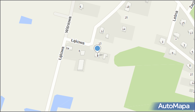 Nowy Klincz, Łąkowa, 8, mapa Nowy Klincz