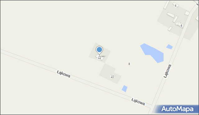 Obice, Łąkowa, 12, mapa Obice