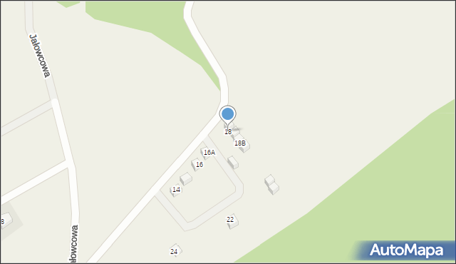 Odargowo, Łąkowa, 18, mapa Odargowo