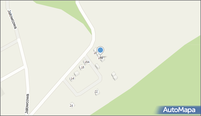 Odargowo, Łąkowa, 18B, mapa Odargowo