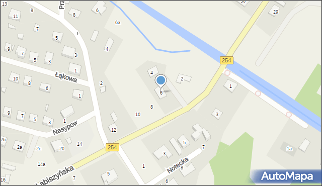 Olimpin, Łabiszyńska, 6, mapa Olimpin