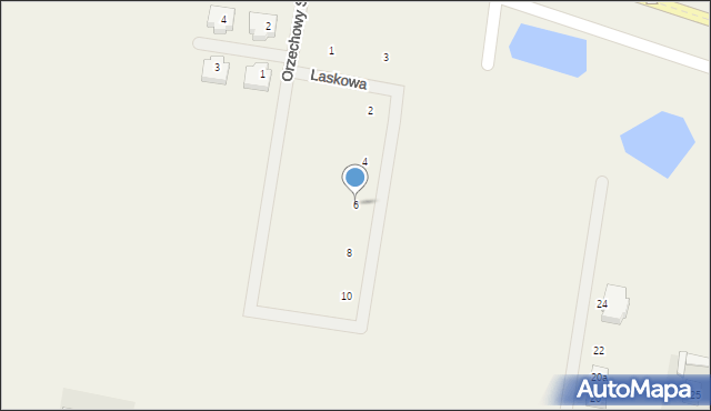 Opacz-Kolonia, Laskowa, 6, mapa Opacz-Kolonia