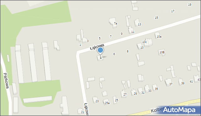 Opoczno, Łąkowa, 4, mapa Opoczno