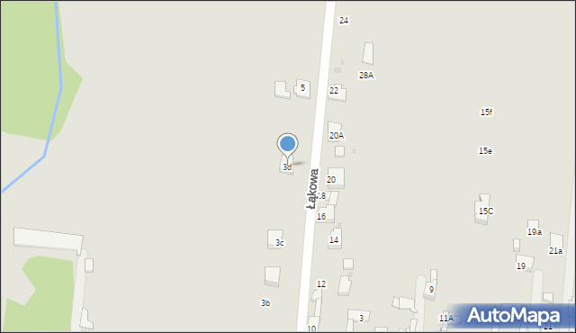 Orzesze, Łąkowa, 3d, mapa Orzesze