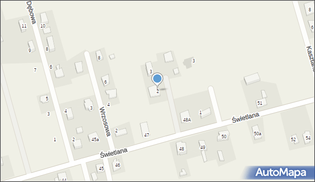 Osiedle Poznańskie, Lawendowa, 2, mapa Osiedle Poznańskie