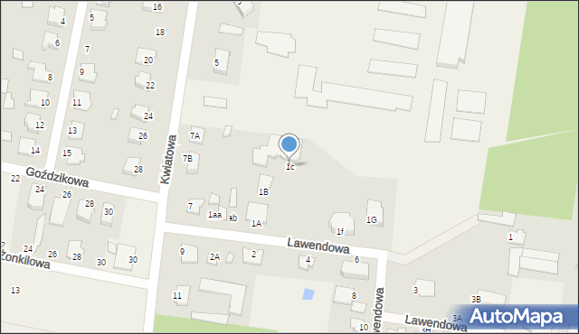 Osielsko, Lawendowa, 313/5, mapa Osielsko