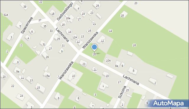 Ostrówek, Lachmana, 10, mapa Ostrówek