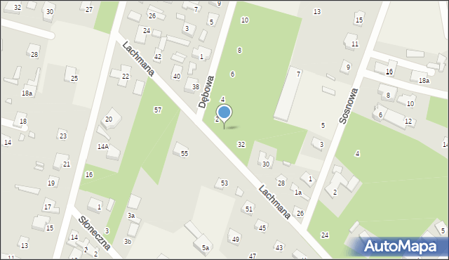 Ostrówek, Lachmana, 34, mapa Ostrówek