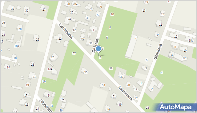 Ostrówek, Lachmana, 36, mapa Ostrówek