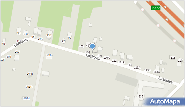 Otwock, Laskowa, 107, mapa Otwock