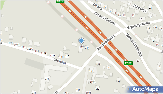 Otwock, Laskowa, 117, mapa Otwock