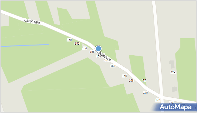 Otwock, Laskowa, 158, mapa Otwock