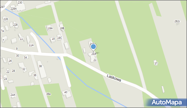 Otwock, Laskowa, 21A, mapa Otwock