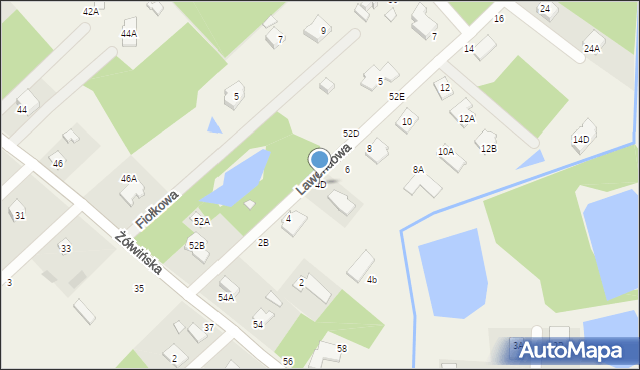 Owczarnia, Lawendowa, 4D, mapa Owczarnia