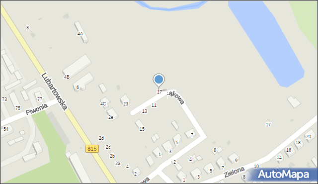 Parczew, Łąkowa, 17, mapa Parczew