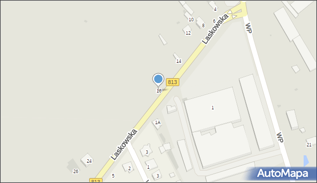 Parczew, Laskowska, 16, mapa Parczew